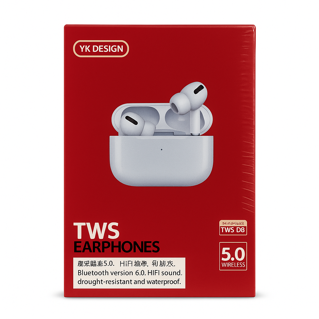 YK DESIGN TWS-D3 EARBUDS